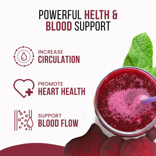 Organic Beet Root Powder | Natural Energy & Heart Support